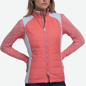 ZERO RESTRICTION LADIES VEST - TESS - CALYPSO Women's Coral and Gray M